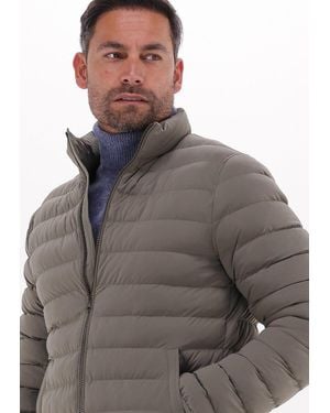 Profuomo Wattierte Jack Outerw Lt Weight Bomber Herren - Grau
