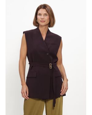 Beaumont Organic Damen Blazers Fran Gilet - Schwarz