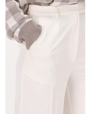 NA-KD Weite Hose Pressed Suit Pants Damen - Weiß