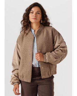 Nukus Damen Jacken Baltimore Jacket Satin - Braun