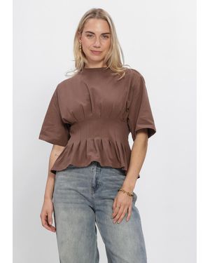 Gestuz Damen Tops & T-Shirts Gzinez Tee - Braun