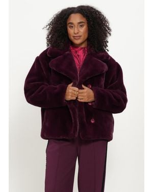 Pom Damen Jacken Cleo Dark Plum - Rot