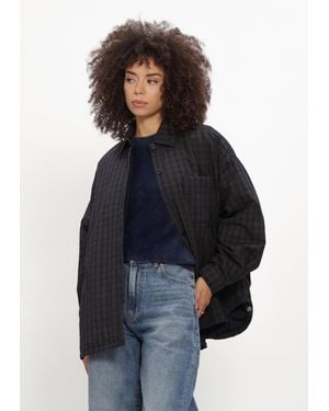 Catwalk Junkie Damen Blazers Light Padded Check Jacket - Blau