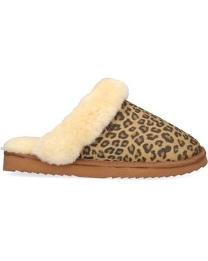 Warmbat Hausschuhe Collie - Mehrfarbig