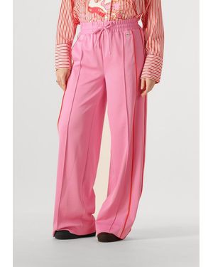 Pom Damen Hosen Trackpants Colourblock Cheering - Pink