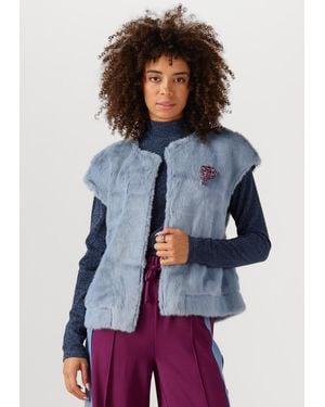 Pom Damen Blazers Gilet - Blau