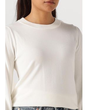 Minus Pullover Mersin Knit Tee Damen - Weiß