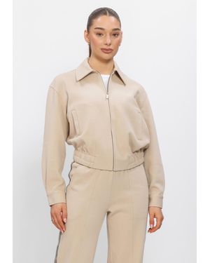 Aimée the Label Damen Jacken Lys Pique Jacket - Natur