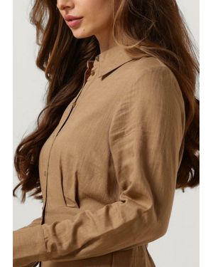 SELECTED Minikleid Slfeloisa Ls Short Shirt Dress - Braun