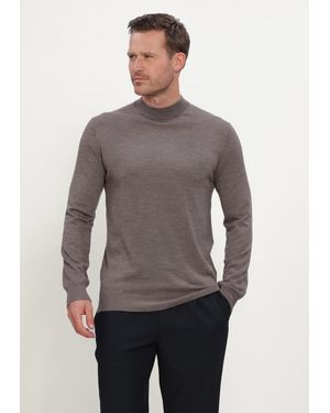 Stefano Lauran Herren Pullover & Cardigans Turtle - Grau