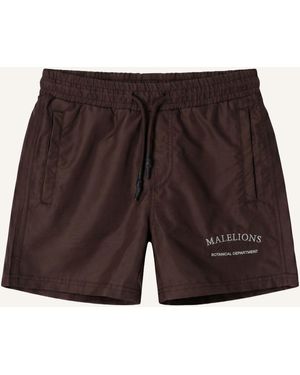 MALELIONS Jungen Bademode Heritage Swim Shorts - Schwarz