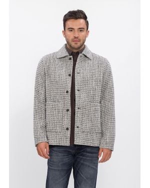 Dstrezzed Herren Overshirts Ds_Jaxon Chore Jacket - Grau