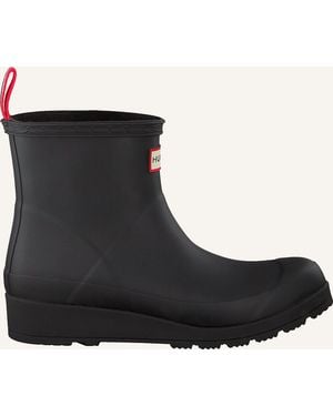 HUNTER Damen Stiefel Play Boot Short - Schwarz