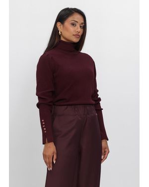 Nukus Damen Pullover & Cardigans Silvi Pullover Plain - Rot
