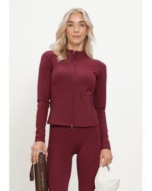 Aim'n Damen Pullover & Cardigans Sense Zip Jacket - Rot