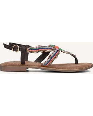 Lazamani Damen Sandalen 75.298 - Schwarz