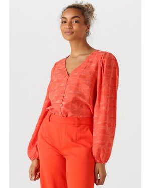 Object Damen Blusen Objsuki Ls Top 137 - Rot