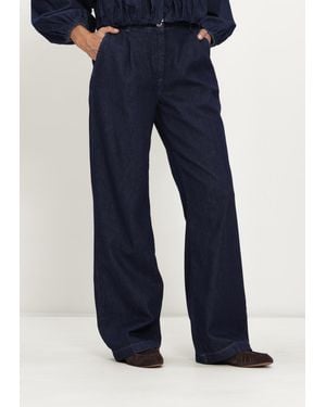 Dante6 Damen Hosen Jules Denim Smart Pants - Blau