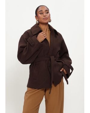 MSCH Copenhagen Damen Jacken Mschamaranda Jacket - Braun