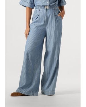 Aaiko Damen Jeans Lotty Stripe Co 568 - Blau