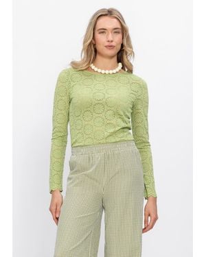 Ydence Damen Tops & T-Shirts Top Loiza - Grün