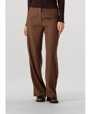 Minus Damen Hosen Livina Straight Leg Pant - Braun