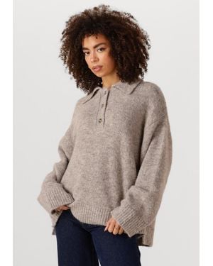 EDITED Damen Pullover & Cardigans Laiani Jumper - Grau