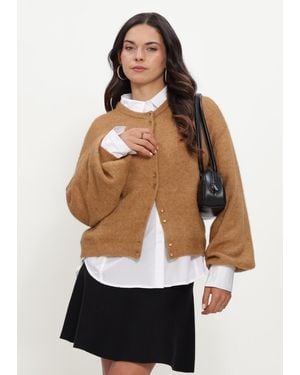 MSCH Copenhagen Damen Pullover & Cardigans Mschbondie Hope Cardigan - Natur