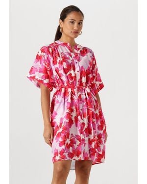 Pom Damen Kleider Dress Bubble Bloom - Rot