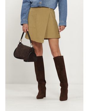 Object Damen Röcke Objlisa Re Wrap Skirt - Grün