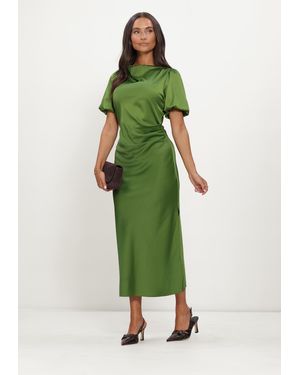 Modström Damen Kleider Tailormd Ss Dress - Grün