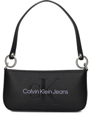 Calvin Klein Umhängetasche Sculpted Shoulder Po Damen - Schwarz