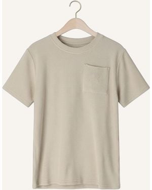 MALELIONS Jungen Pullover & Cardigans Waffle T-Shirt - Natur