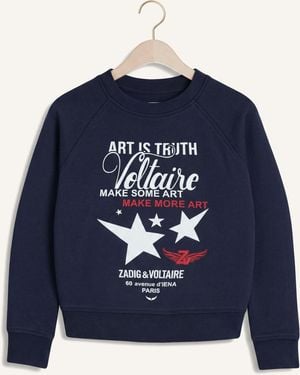 Zadig & Voltaire Mädchen Pullover & Cardigans X60798 - Blau