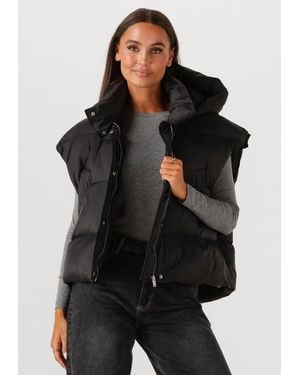 WITHBLACK Damen Jacken Wblvanessa Puffer Waistcaot - Schwarz
