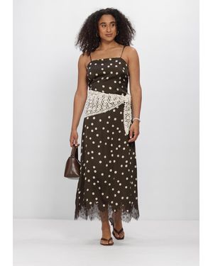 MSCH Copenhagen Damen Kleider Mschjionna Irida Strap Dress - Weiß