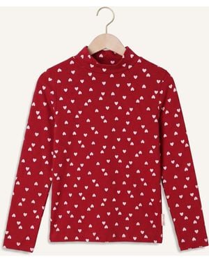 Petit Blush Mädchen Tops & T-Shirts Turtle Neck - Rot