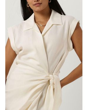 Tommy Hilfiger Minikleid Linen Sleeveless Wrap Dress - Natur