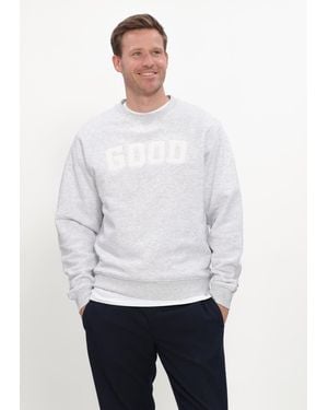 The Goodpeople Herren Pullover & Cardigans Leff - Weiß