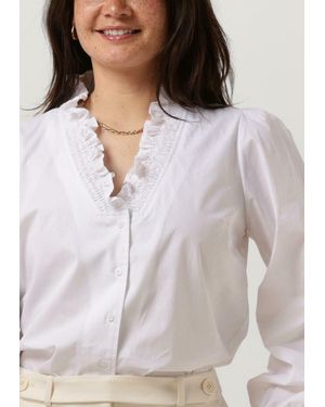 Neo Noir Bluse Brielle Solid Shirt - Grau