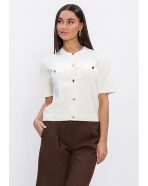 Notre-v Damen Pullover & Cardigans Nv-Hettie - Weiß