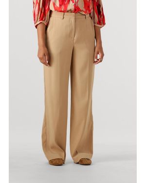 Minus Damen Hosen Livina Straight Leg Pant - Natur