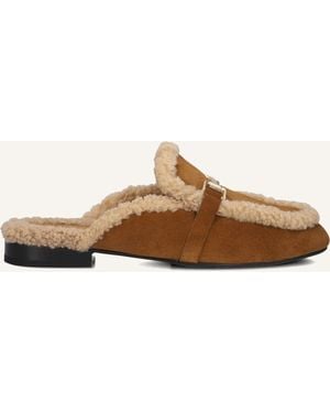 Stefano Lauran Damen Slipper Semi-2 - Schwarz