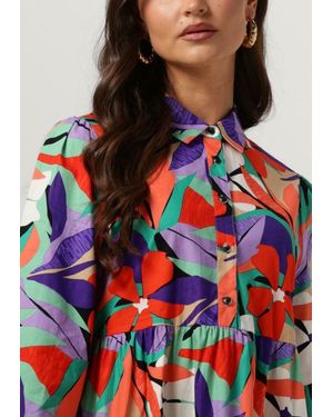 Colourful Rebel Maxikleid Vianne Big Flower Maxi Dress - Rot