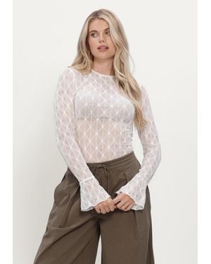 Notre-v Damen Tops & T-Shirts Nv-Ingelise - Natur