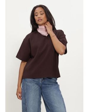 Object Damen Tops & T-Shirts Objandrea Re 2/4 T-Shirt Noos - Mehrfarbig