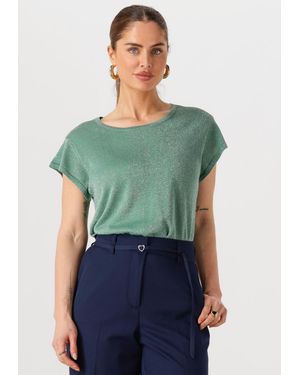 Minus Damen Tops & T-Shirts Carlina Knit Tee - Grün