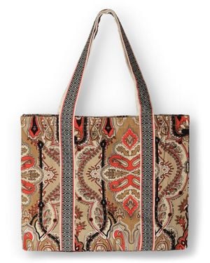 Summum Shopper Quinty Bag Print Mix - Braun