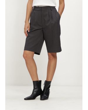 Haute L'Amitié Damen Hosen Amy Bermuda - Schwarz