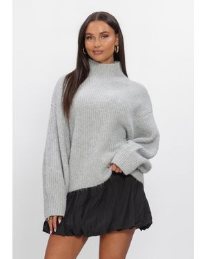 EDITED Damen Pullover & Cardigans Beth Jumper - Grau
